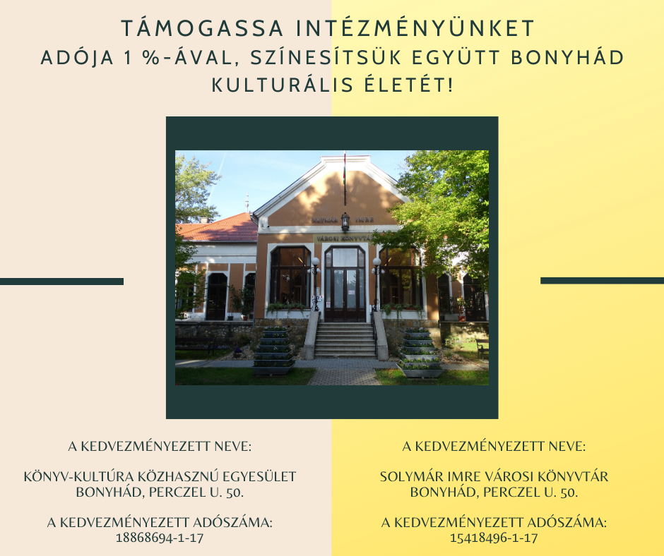 Támogasson minket adója 1 %-ával!